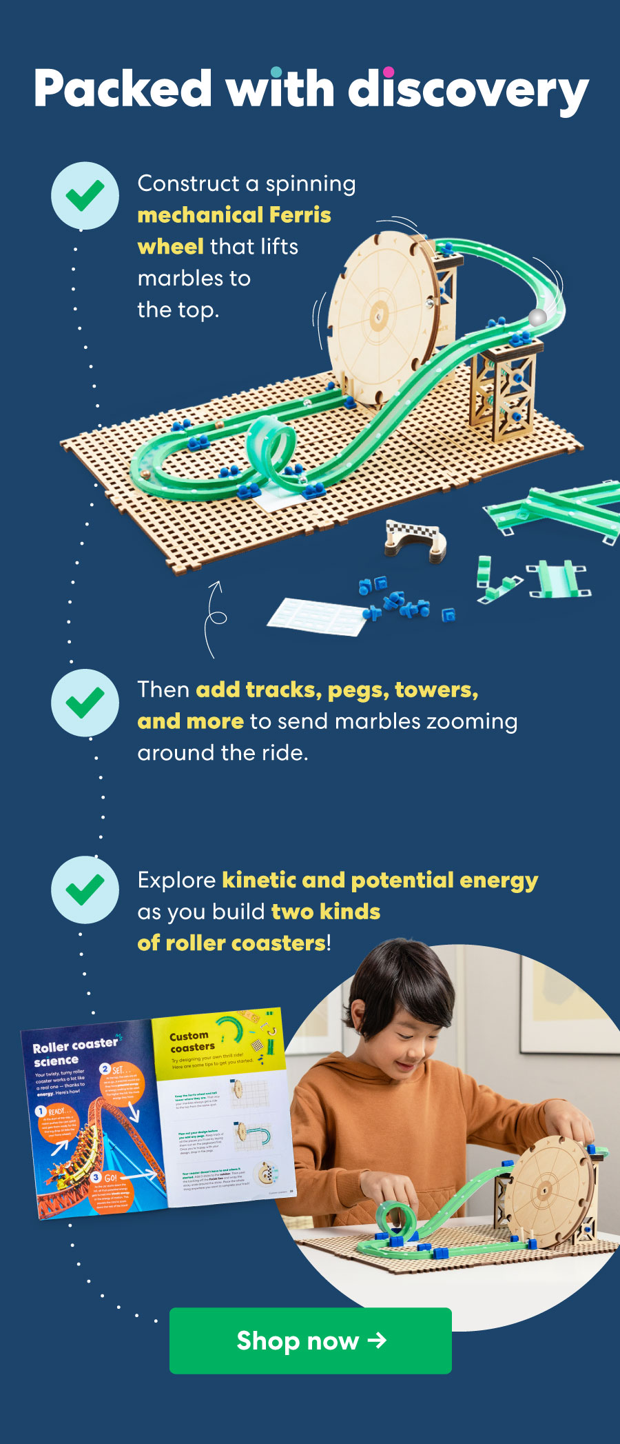 Discover roller coaster physics with our new crate! KiwiCo