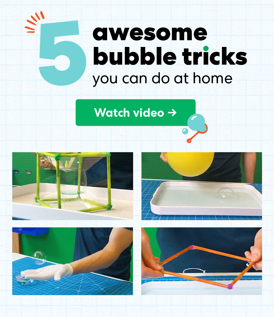 5 AWESOME bubble tricks you can do at home