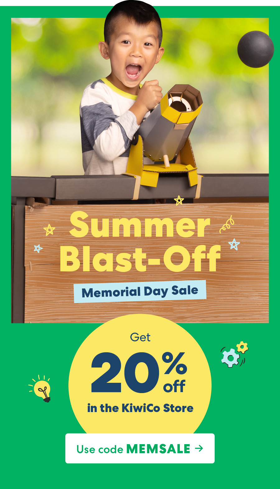Summer Blast-Off: Memorial Day Sale