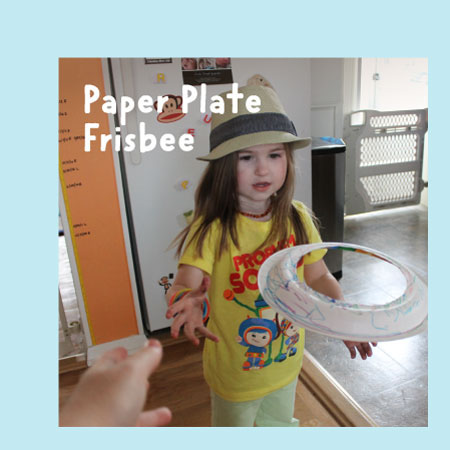 Paper Plate Frisbee