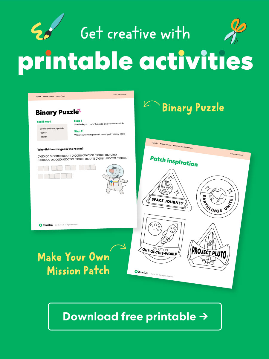 Get creative with printable activities