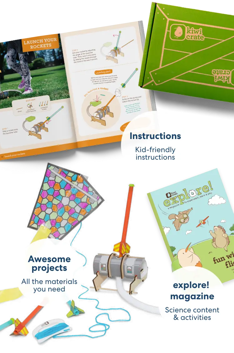 Start a STEAM Subscription with Fun With Flight KiwiCo