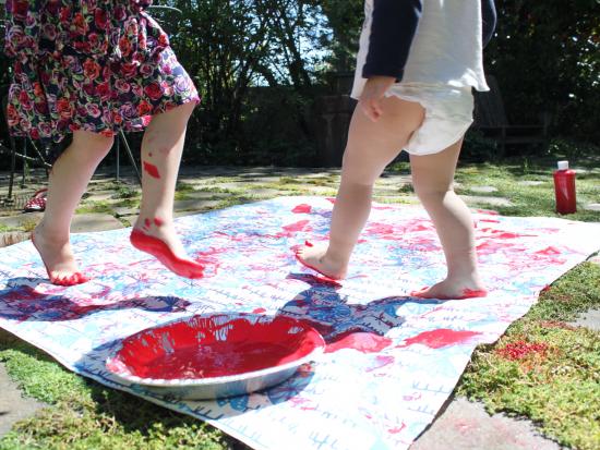 Paint with Your Feet!
