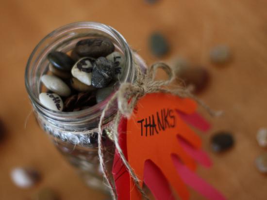 DIY Thanksgiving Jar for Kids