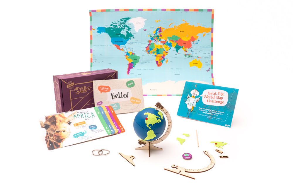 Kiwi Crate educational activities for kids Atlas Crate
