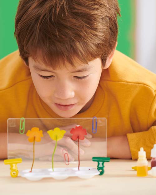 One of our kid testers, helping us create an awesome experience