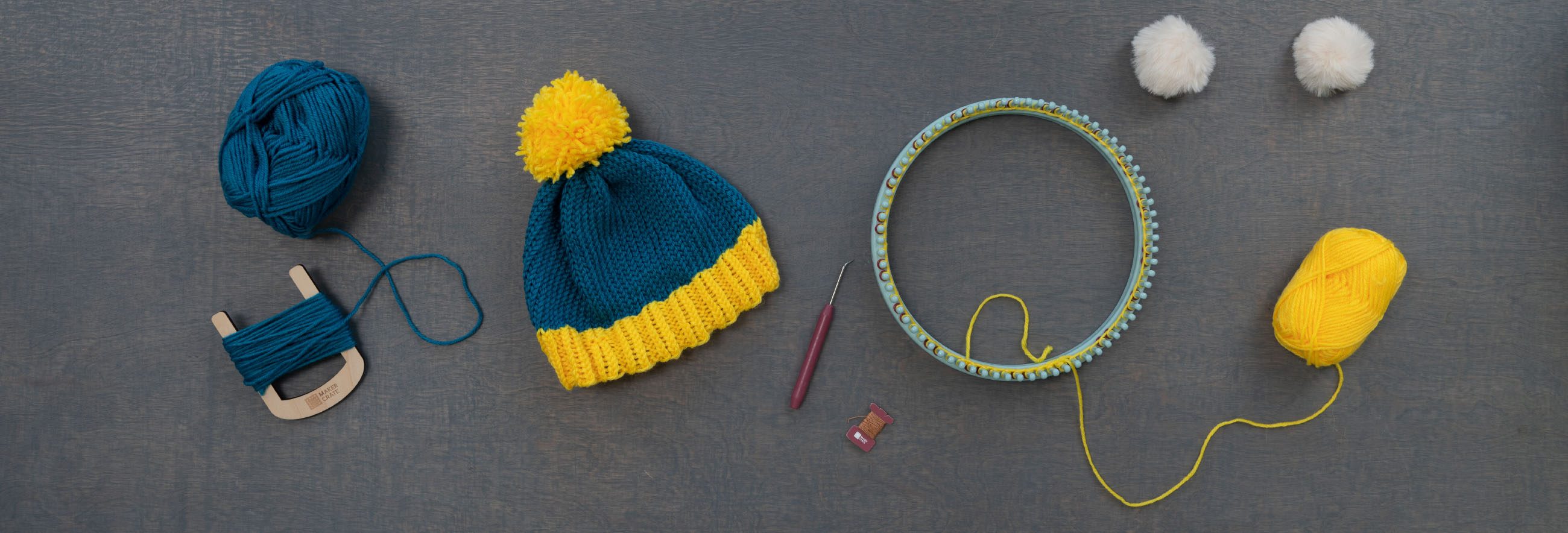 Maker Crate LoomKnitted Hats Crate