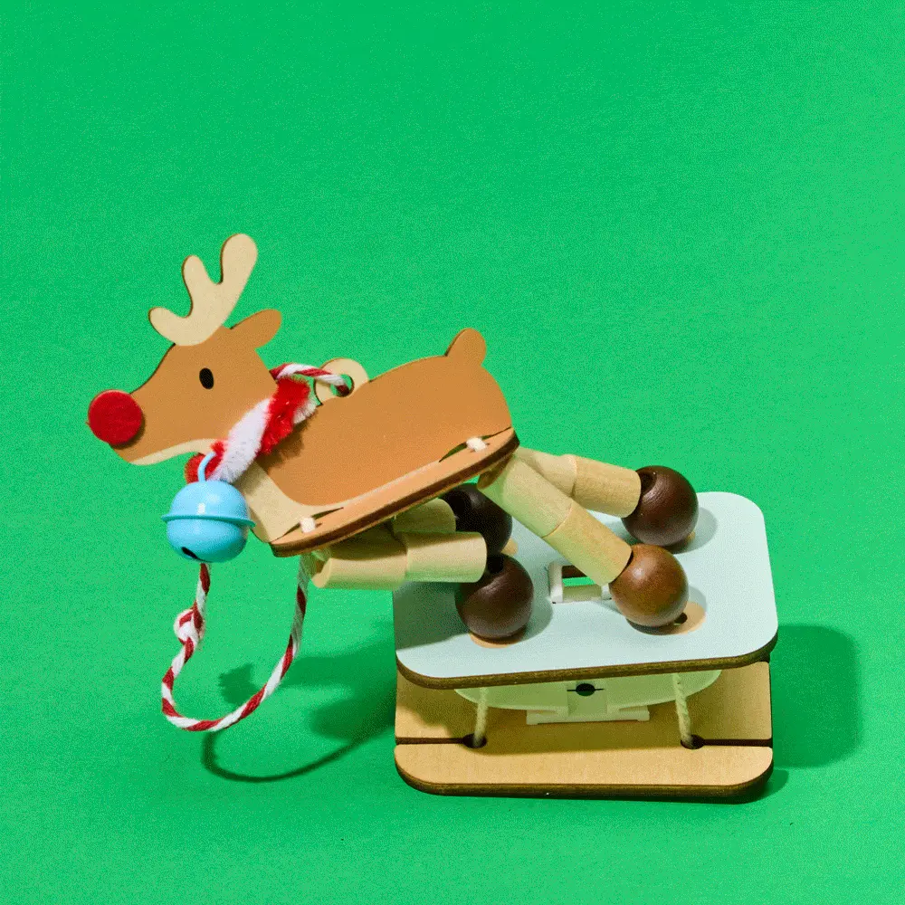 reindeer flopping