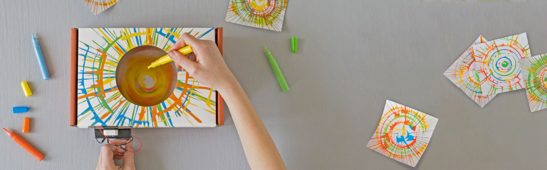 Tinker Crate Spin Art Machine Crate